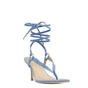 Stuart Weitzman Lalita 75 Sandal in Periwinkle